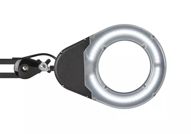 Een Loeplamp MAUL Viso LED met voet zwart koop je bij De Joma BV