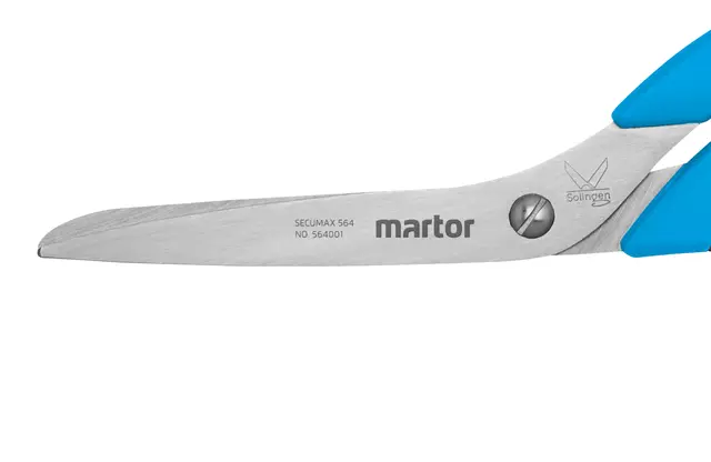 Een Veiligheidsschaar Martor Secumax 564 80mm blauw koop je bij Continu Kantoor