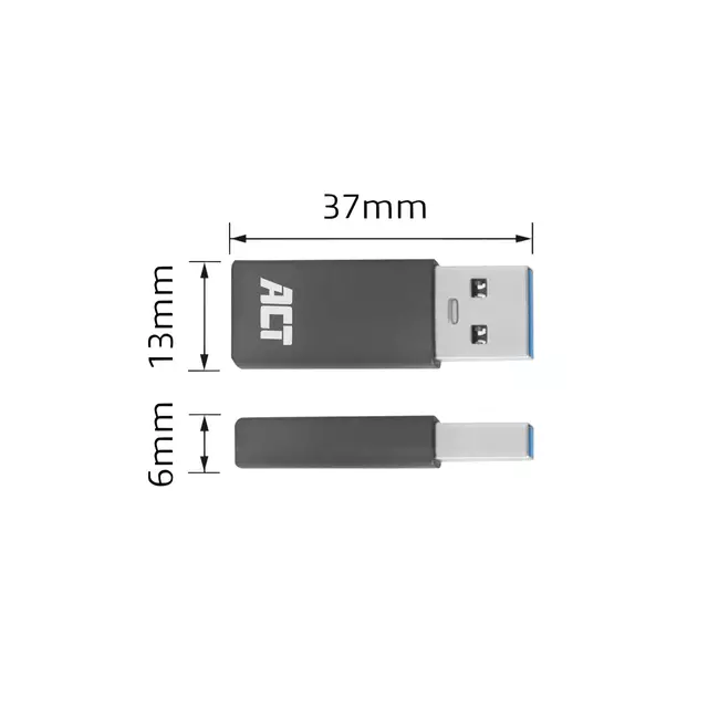 Adapter ACT USB-A naar USB-C