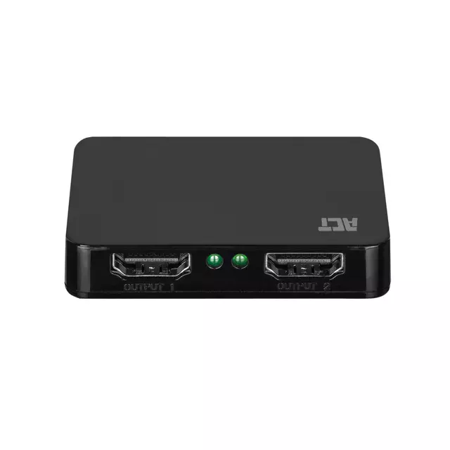 Een Splitter ACT 4K HDMI 1.4 2 poorts USB powered koop je bij All Office Kuipers BV