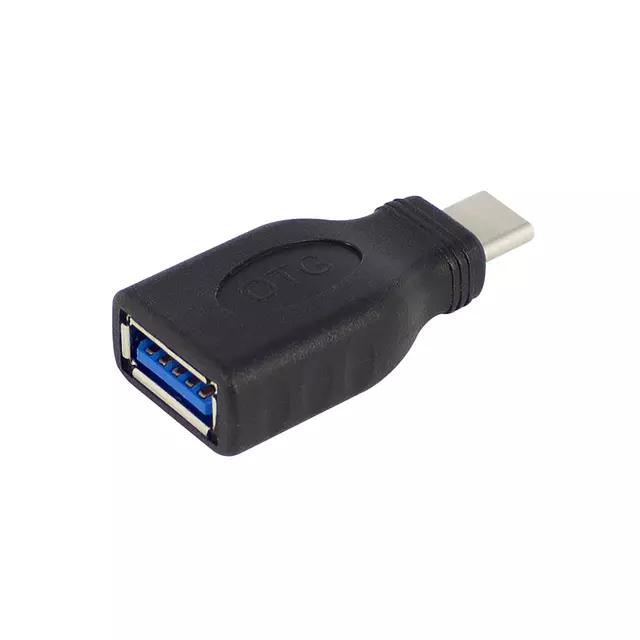 Een Adapter ACT USB-C naar USB-A koop je bij De Rijk Kantoorshop