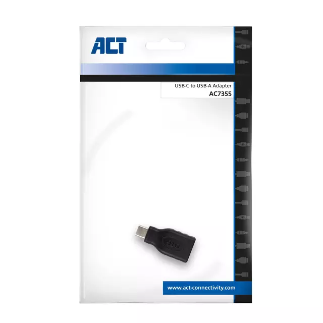 Een Adapter ACT USB-C naar USB-A koop je bij De Joma BV