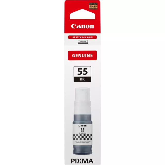 Een Navulinkt Canon GI-55 zwart koop je bij De Joma BV