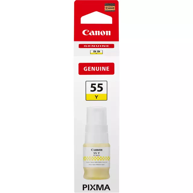Een Navulinkt Canon GI-55 geel koop je bij De Joma BV