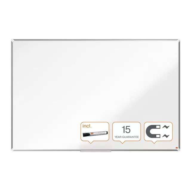 Buy your Whiteboard Nobo Premium Plus 120x180cm staal at QuickOffice BV