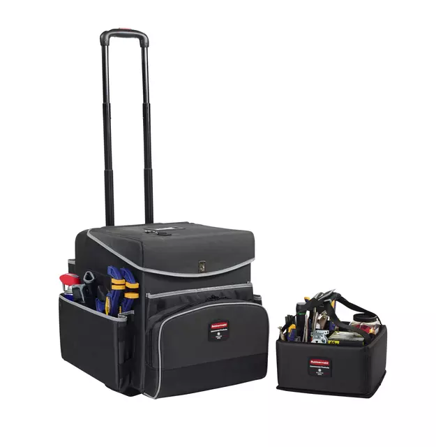 Een Trolley Rubbermaid Executive Quick Cart klein grijs koop je bij De Rijk Kantoorshop