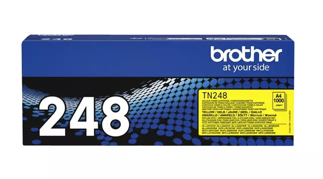 Een Toner Brother TN-248Y geel koop je bij Clippz! Office Supplies