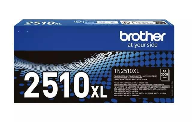 Een Toner Brother TN-2510XL zwart koop je bij De Joma BV