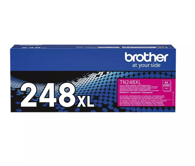 Een Toner Brother TN-248XLM rood koop je bij "De Waal" Kantoor Efficiency