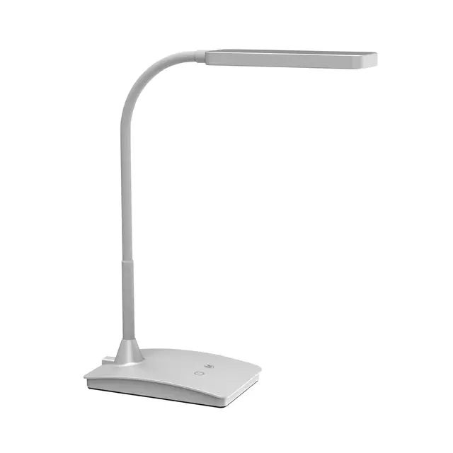 Een Bureaulamp MAUL Pearly LED colour vario dim zilver koop je bij All Office Kuipers BV