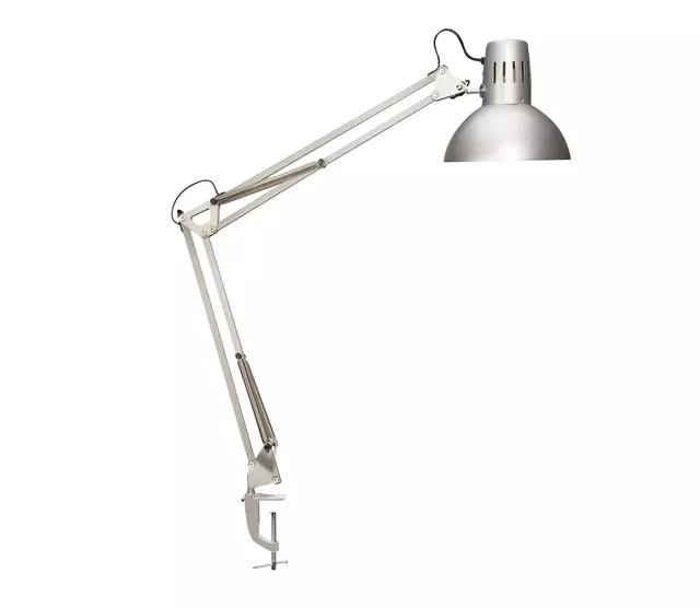 Een Bureaulamp MAUL Study tafelklem excl.LED lamp E27 zilver koop je bij De Joma BV