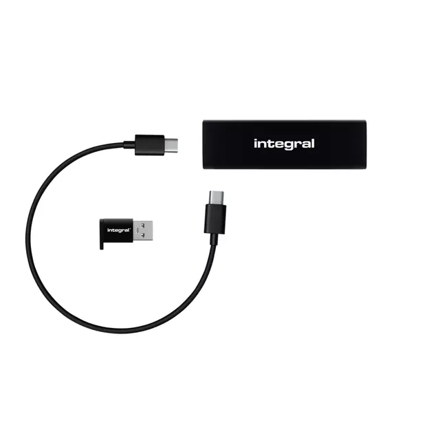 Een SSD Integral USB-C extern portable 3.2 2TB koop je bij iPlusoffice