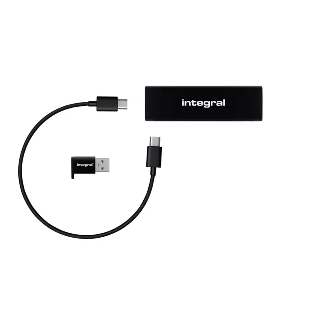 Een SSD Integral USB-C extern portable 3.2 1TB koop je bij iPlusoffice