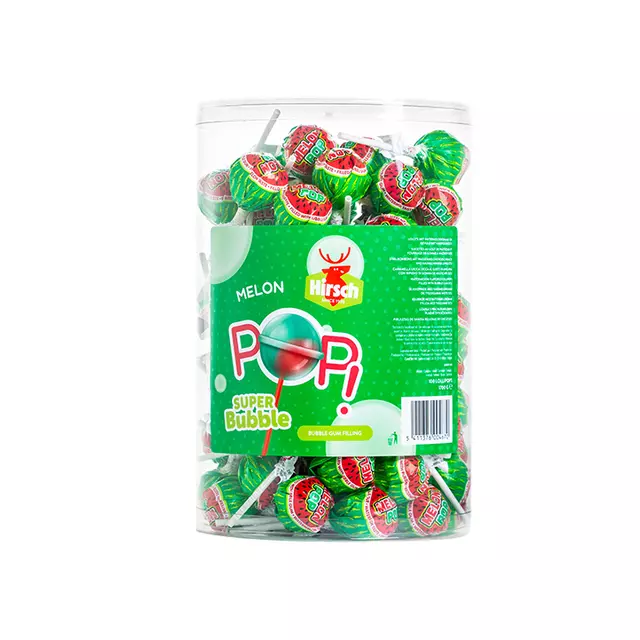 Een Lolly Hirsch super bubble melon 100x17 gram koop je bij QuickOffice BV