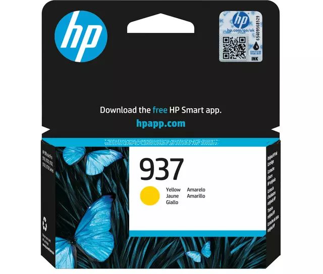 Een Inktcartridge HP 4S6W4NE 937 geel koop je bij BeteS