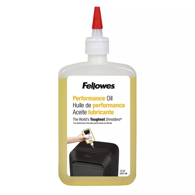 Een Olie voor papiervernietiger Fellowes 355ml koop je bij Company Supplies