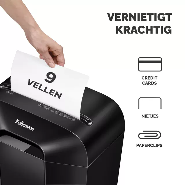 Een Papiervernietiger Fellowes Powershred LX50 snippers 4x37mm zwart koop je bij Supply Mij