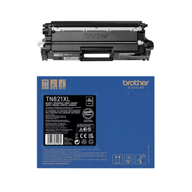 Een Toner Brother TN-821XLBK zwart koop je bij Romijn Office Supply