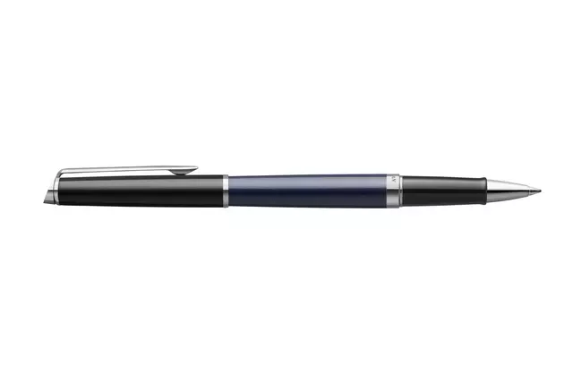 Een Rollerpen Waterman Hémisphère Colour Blocking black en blue CT fijn koop je bij De Rijk Kantoorshop