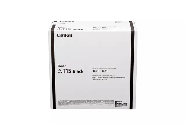 Een Tonercartridge Canon T15 zwart koop je bij All Office Kuipers BV