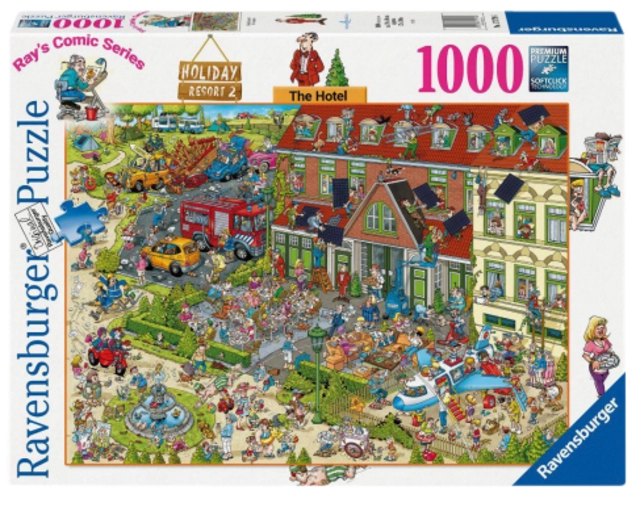 Een Puzzel Ray Comics Holiday resort 2 The hotel 1000 stukjes koop je bij WinkelVolWinkels