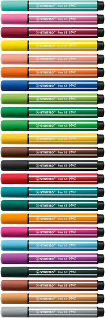 Een Viltstift STABILO Pen 68/95 Max middel koudgrijs koop je bij Clippz! Office Supplies