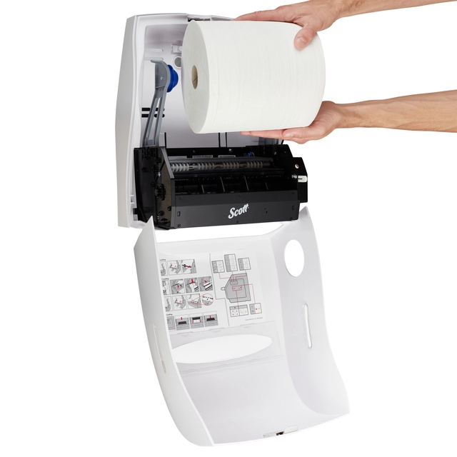 Een Handdoekroldispenser Kimberly Clark met sensor wit 9960 koop je bij WinkelVolWinkels