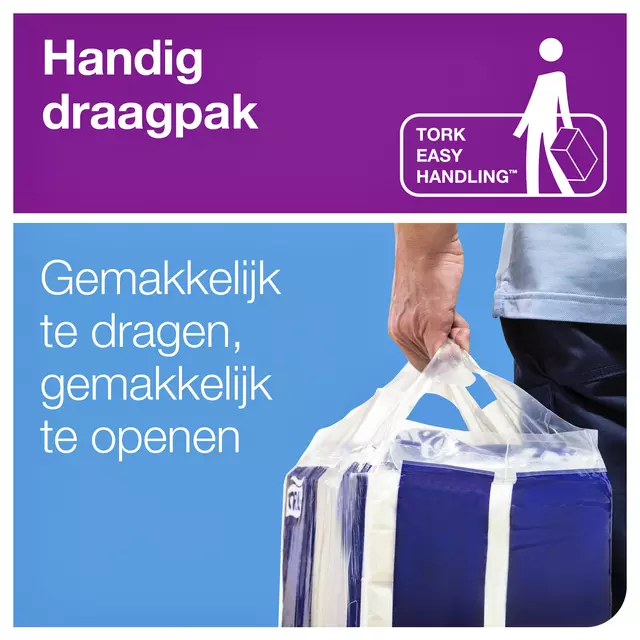 Een Handdoek Tork Xpress H2 Multifold advanced 2-laags wit 120399 koop je bij De Rijk Kantoorshop