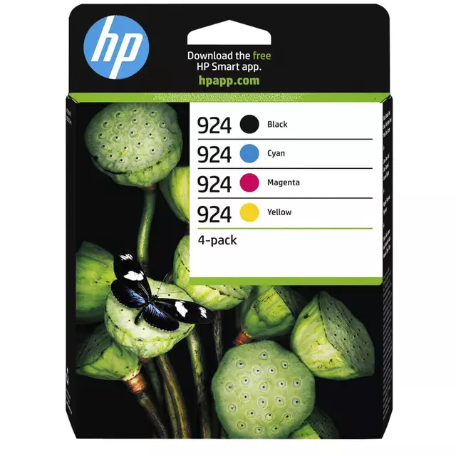 Een Inktcartridge HP 6C3Z1NE 924 zwart + 3 kleuren koop je bij All Office Kuipers BV