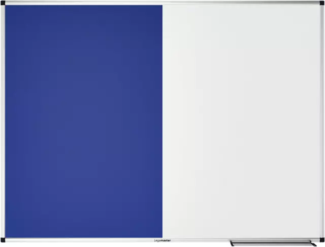 Een Combibord Legamaster UNITE blauw vilt-whiteboard 90x120cm koop je bij De Joma BV