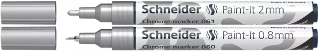 Een Viltstift Schneider Paint-it 2.0-0.8mm mtl chrome koop je bij All Office Kuipers BV