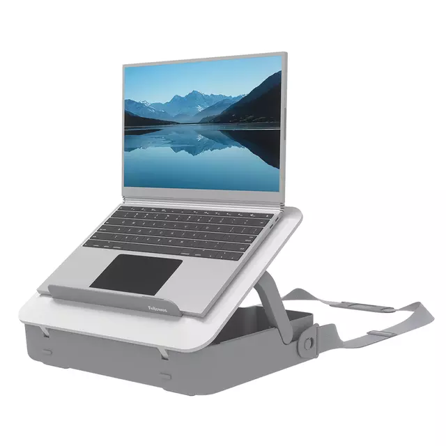 Een Laptopstandaard Draagtas Fellowes Breyta wit koop je bij Schellen Boek- en Kantoorboekhandel