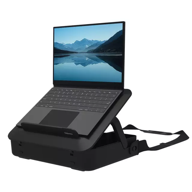 Een Laptopstandaard Draagtas Fellowes Breyta zwart koop je bij Schellen Boek- en Kantoorboekhandel