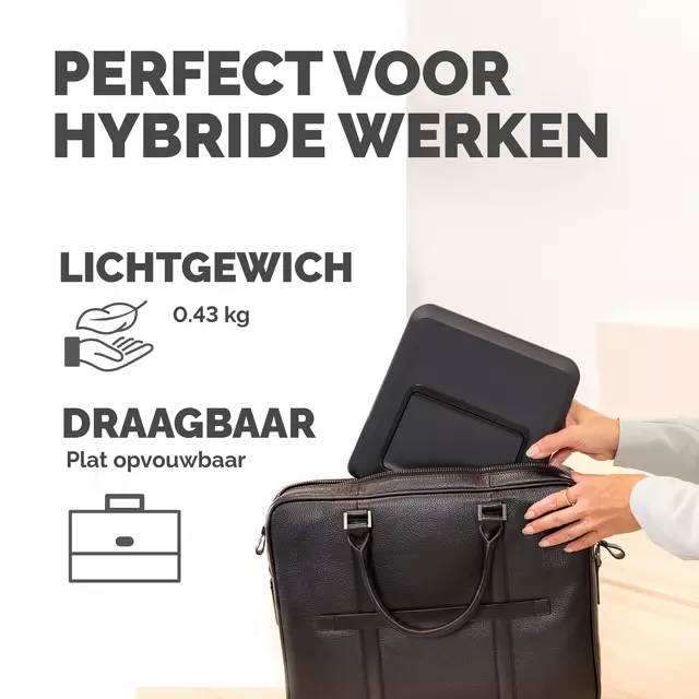 Een Laptopstandaard Fellowes Breyta zwart koop je bij De Rijk Kantoorshop