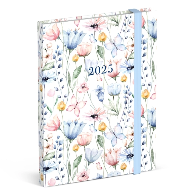 Een Agenda 2025 Lannoo Flowers watercolour aop 7dagen/2pagina's koop je bij De Joma BV
