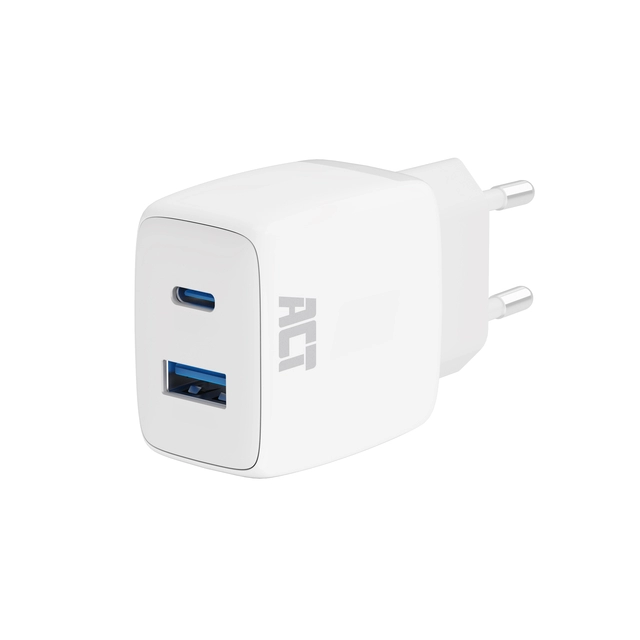 Een Oplader ACT 20w 2-poorts usb a+c wit koop je bij WinkelVolWinkels