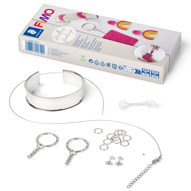 Een Sieraden accesoires Fimo set 1 Jewellery Findings koop je bij Clippz! Office Supplies