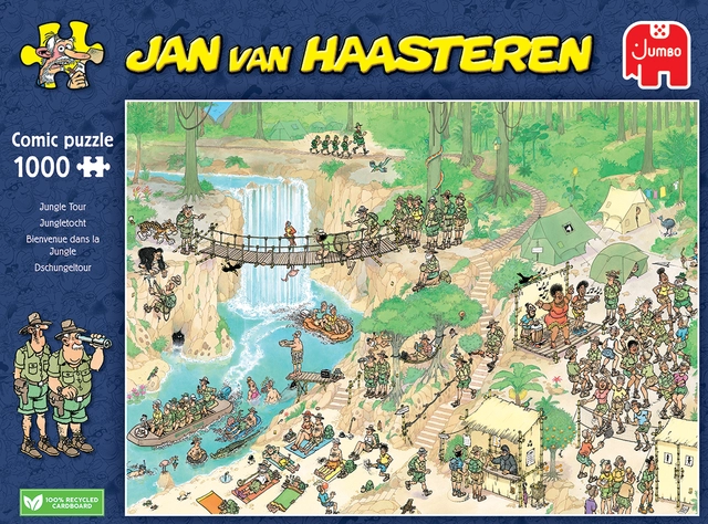 Puzzel Jan van Haasteren Jungletocht 1000st