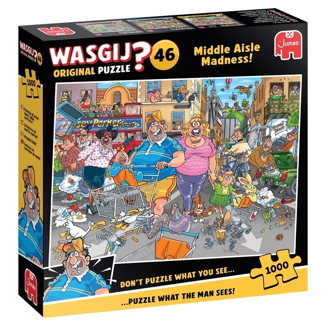 Een Wasgij Original 46 - Middle Aisle Madness 1000 st koop je bij De Joma BV