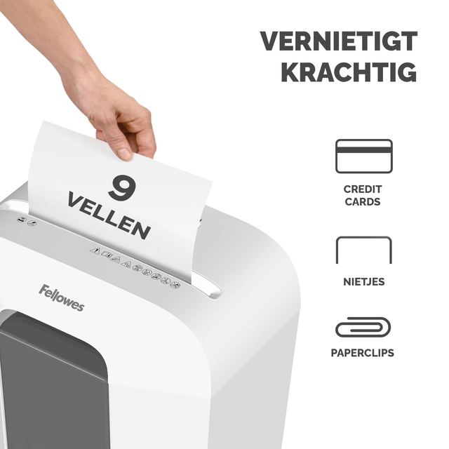 Een Papiervernietiger Fellowes Powershred LX50 snippers 4x37mm wit koop je bij Zevenbergen de project- en kantoorinrichters bv