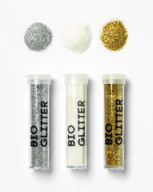 Een Glitterpoeder Bio Folia Stardust 7gr 5 stuks 3 kleuren koop je bij De Joma BV