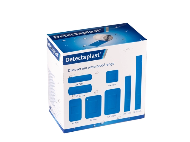 Een Waterafstotende blauwe pleister Detectaplast 6cmx5m koop je bij Company Supplies