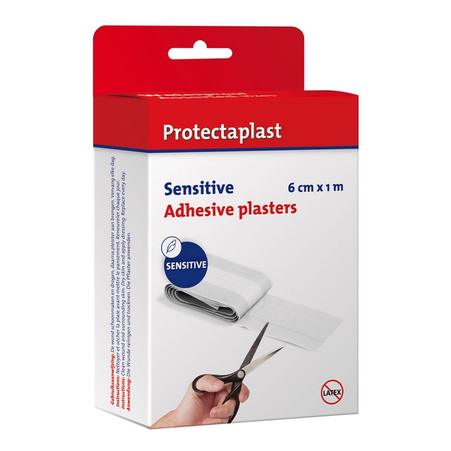 Een Pleister voor de gevoelige huid Protectaplast 6cmx1m koop je bij Quality Office Supplies