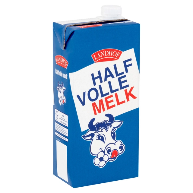 Een Melk Landhof halfvol houdbaar pak 1 liter koop je bij De Joma BV