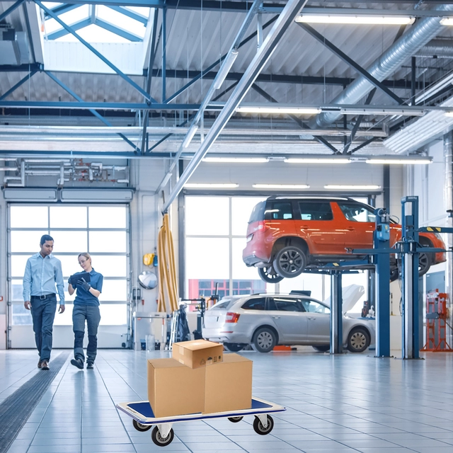 Een Transportkar BRASQ zonder duwbeugel 300kg koop je bij All Office Kuipers BV