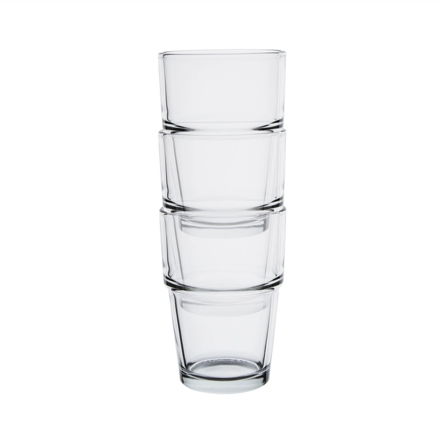 Een Glas Olympia tumbler stapelbaar 200 ml 12 stuks koop je bij Kantoorboekhandel Van Atten