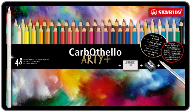 Een Kleurpotlood STABILO CarbOthello kalkpastel 48st koop je bij VDP Office