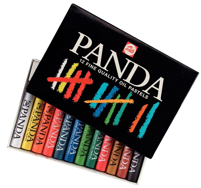 Een Oliepastel Talens Panda set á 12 kleuren koop je bij De Rijk Kantoorshop