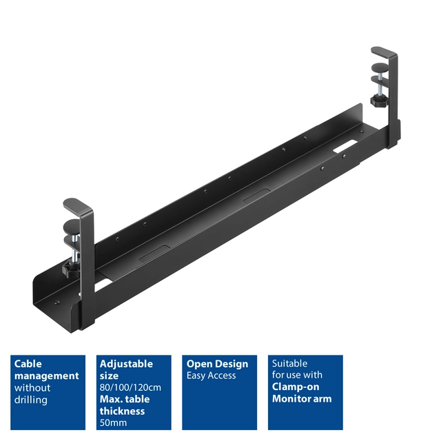 Een Kabelgoot ACT verstelbaar voor onder bureau koop je bij Deska Alles voor Kantoor