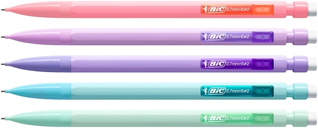 Een Vulpotlood Bic Matic Pastel HB 0.7mm pastel ass koop je bij VDP Office